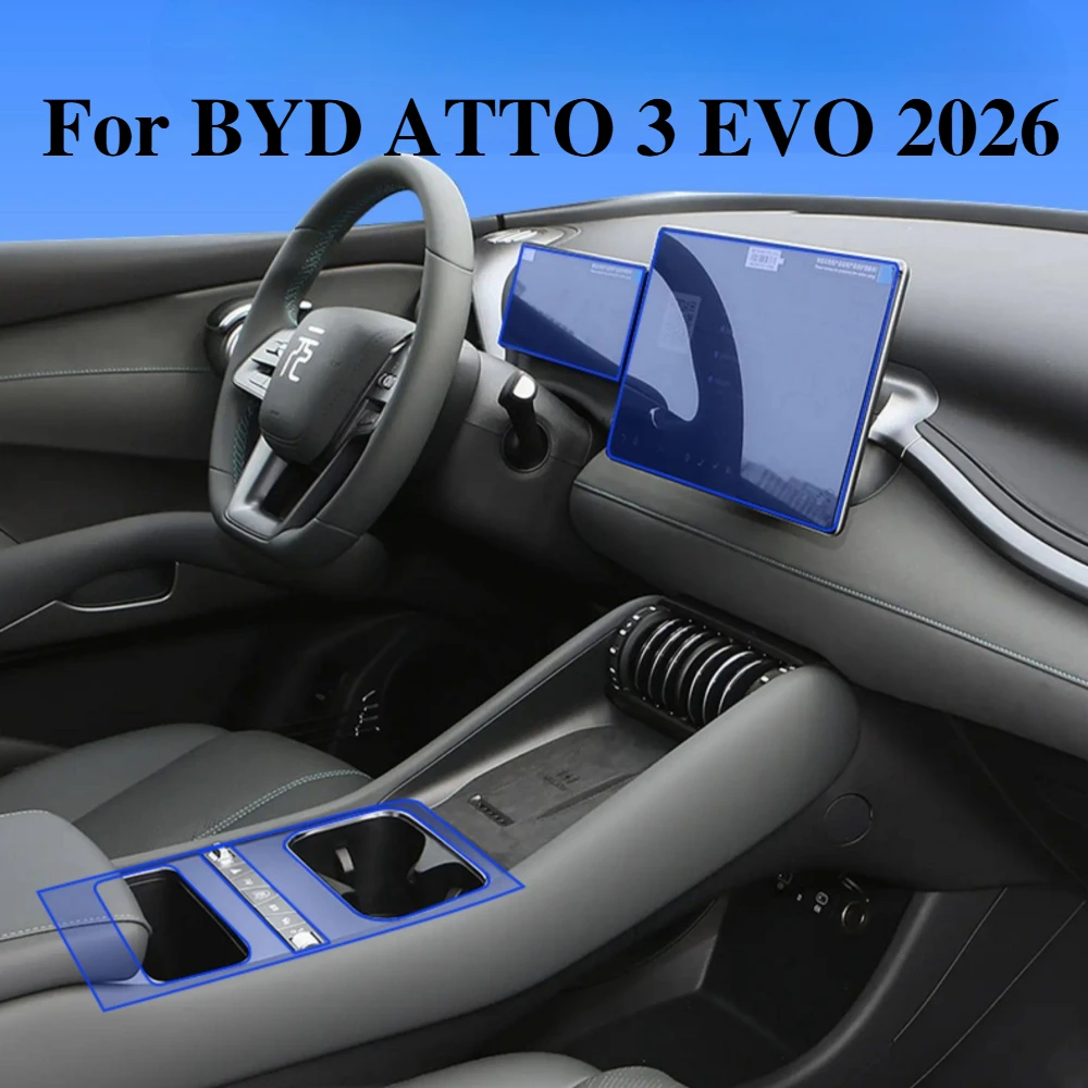 BYD Atto 3 Evo Interior Screen & Console Protection Film