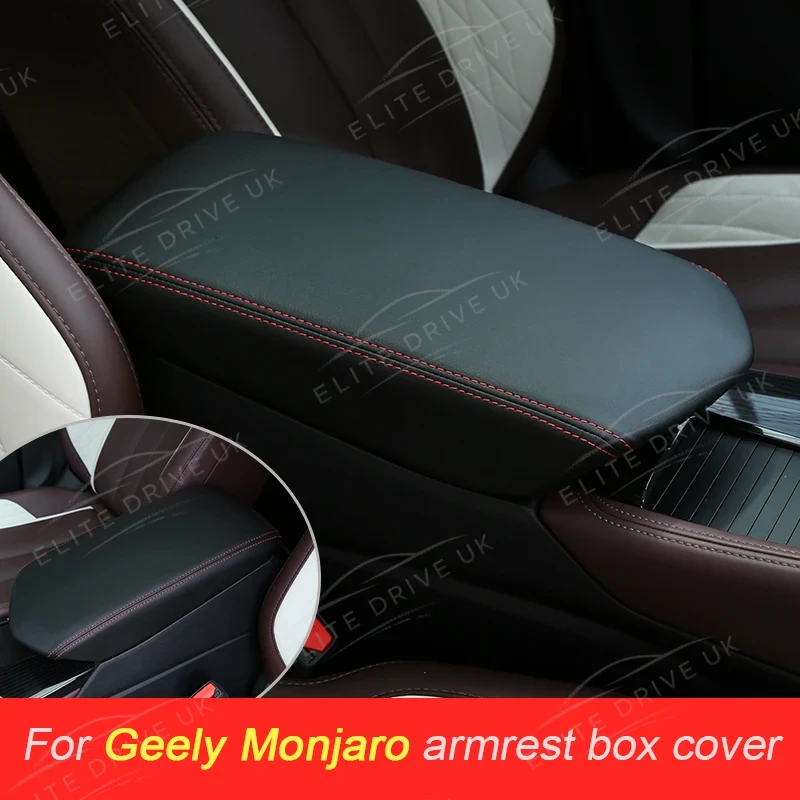 Geely Monjaro Armrest Box Cover - Leather Protector view 4