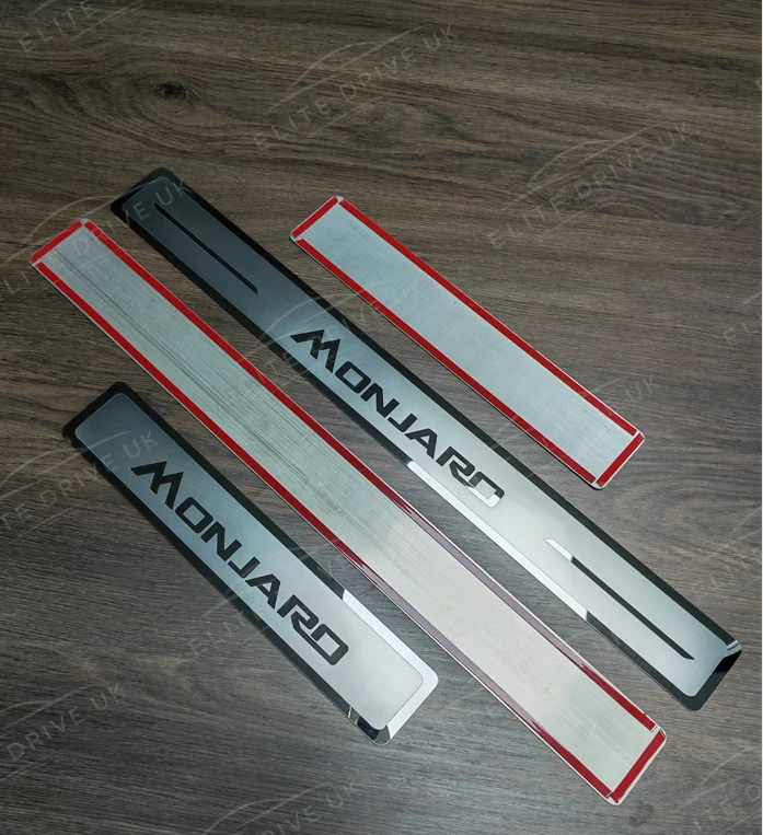 Geely Monjaro Stainless Steel Door Sill Scuff Plates - Anti-Kick Trim view 4