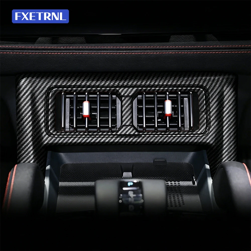 BYD Shark 2025-2027 Centre Console Air Vent Cover (Carbon Fibre Style)