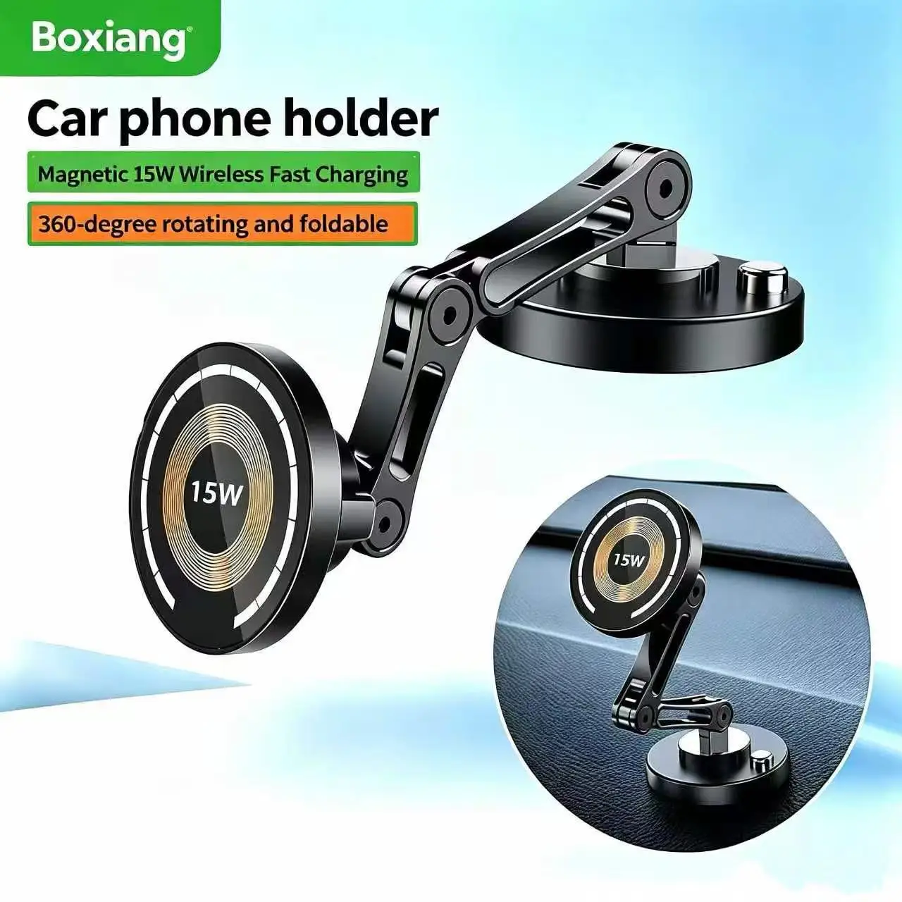 Magnetic Wireless Charging Phone Mount for BYD Sealion 7
