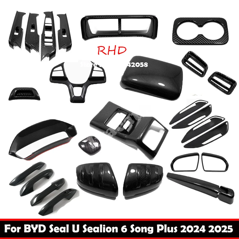 BYD Sealion 6 / Seal U Carbon-Look Interior Trim Covers