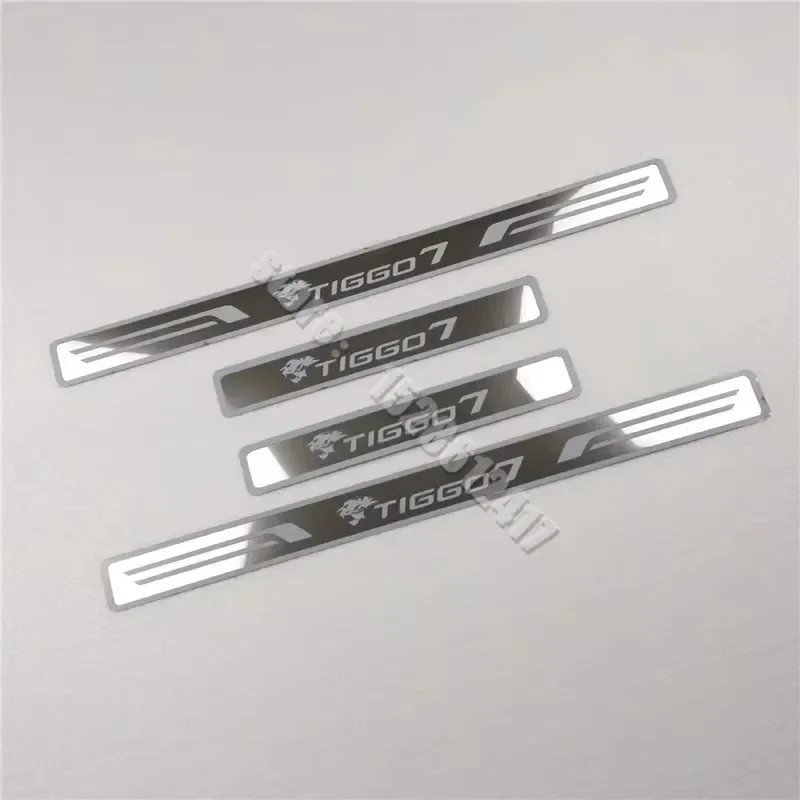 Chery Tiggo 7 Pro Door Sill Scuff Plates (Stainless Steel)