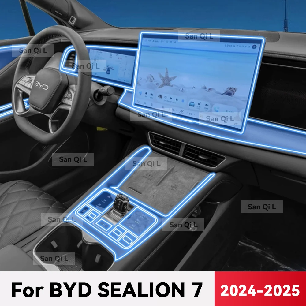 BYD Sealion 7 Interior Screen & Console Protection Film