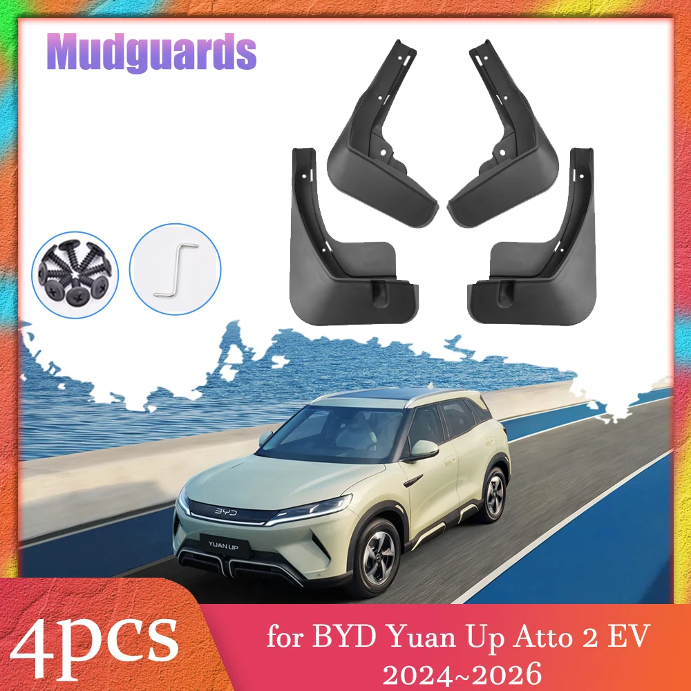 BYD Atto 2 Mud Flaps / Splash Guards (Set of 4)