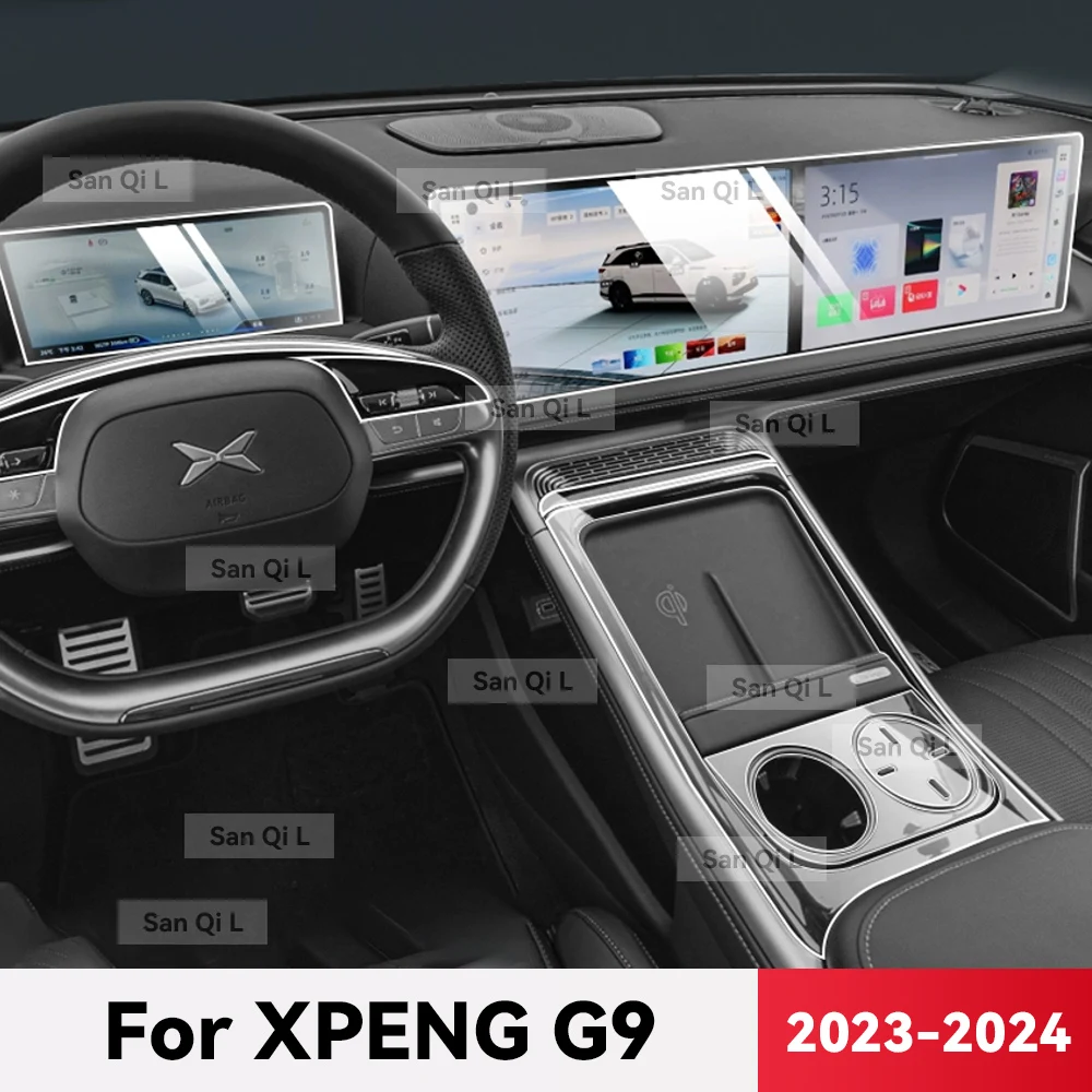 Xpeng G9 Interior Screen & Console Protection Film