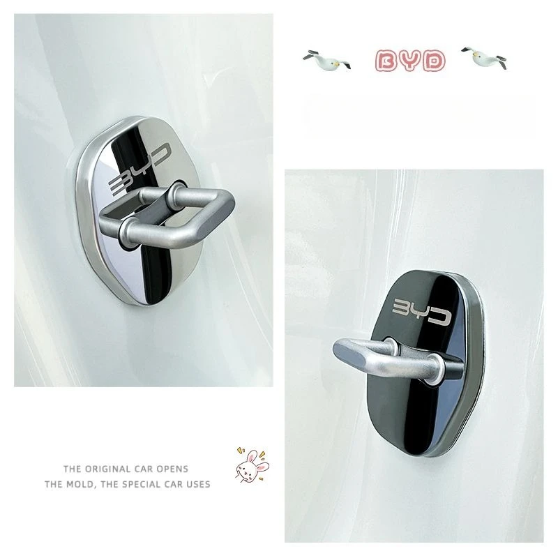 BYD Stainless Steel Door Sill Protectors (4-Piece Set) view 5