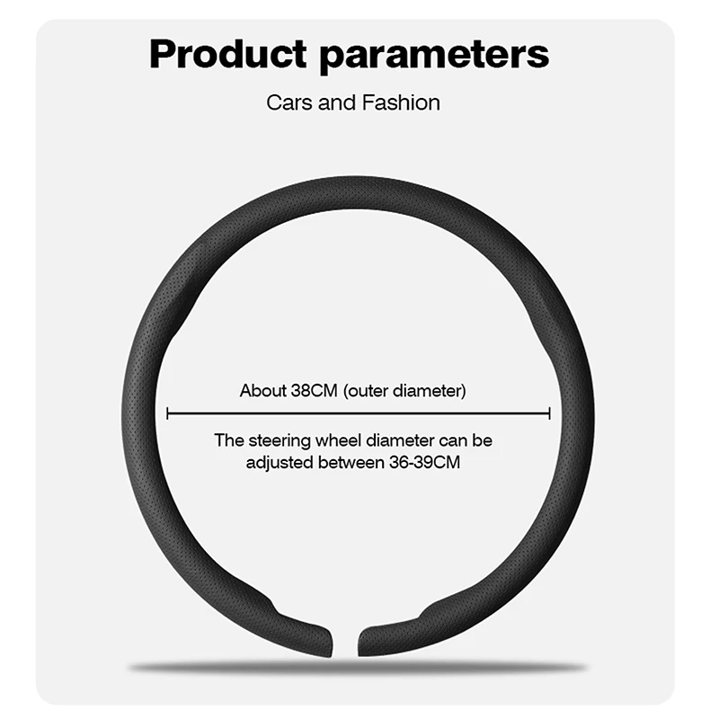 Omoda C5 / O5 GT / E5 8D Nappa Leather Steering Wheel Cover view 6