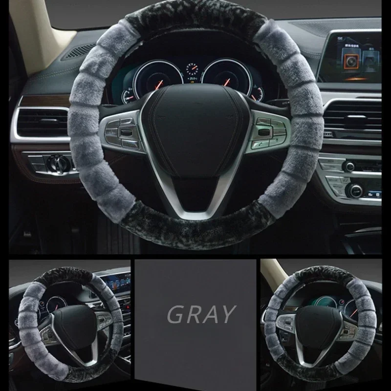 Winter Super-Soft Plush Steering Wheel Cover (Universal) view 2