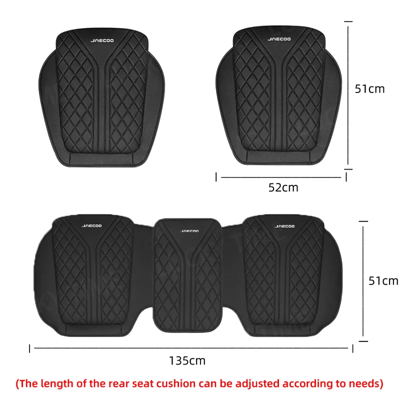 Jaecoo J5 / J6 / J7 / J8 Breathable Front Seat Cushion Set view 6
