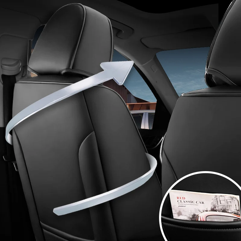 Universal Nappa Leather Full Seat Cover Set view 6
