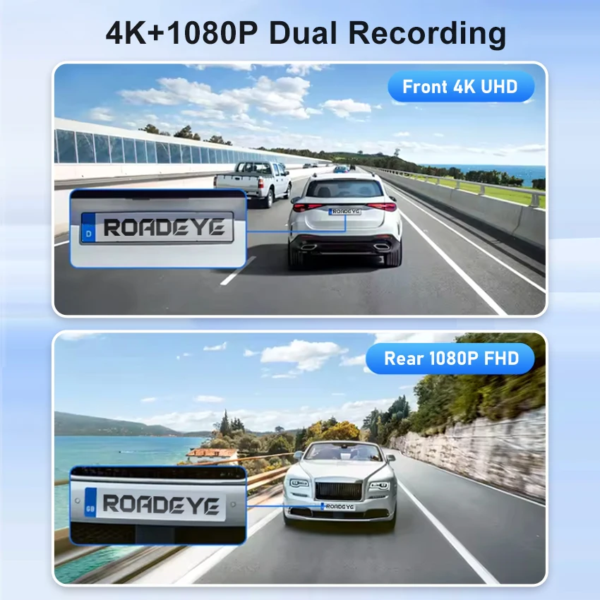 Omoda 5 / C5 / E5 / 5X 4K Dual-Lens Dash Cam (Plug & Play) view 5