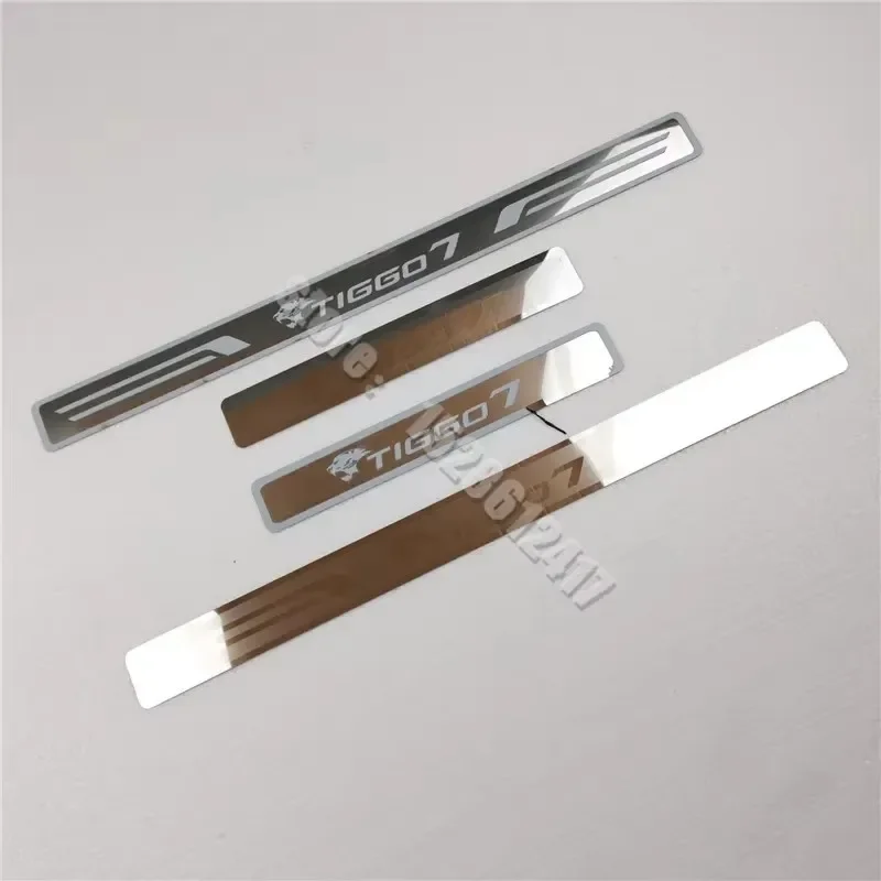 Chery Tiggo 7 Pro Door Sill Scuff Plates (Stainless Steel) view 5