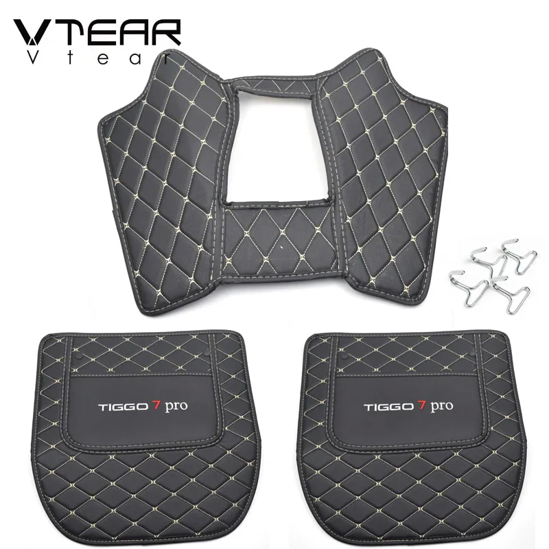 Chery Tiggo 7 Pro Rear Seat Anti-Kick Pads with Storage Pockets