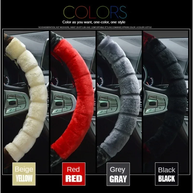 Winter Super-Soft Plush Steering Wheel Cover (Universal) view 3