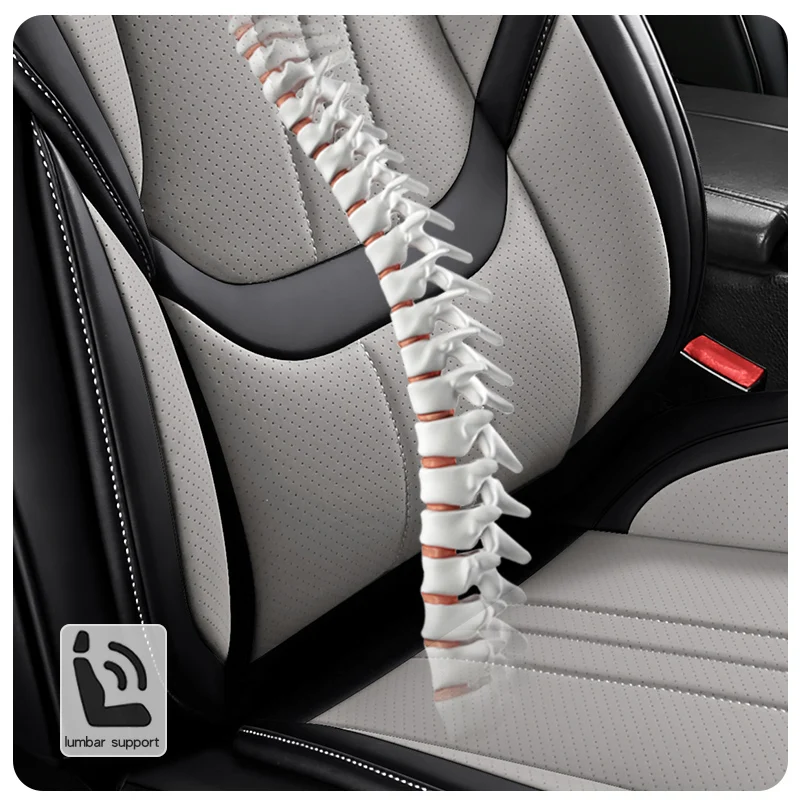 Universal Nappa Leather Full Seat Cover Set view 3