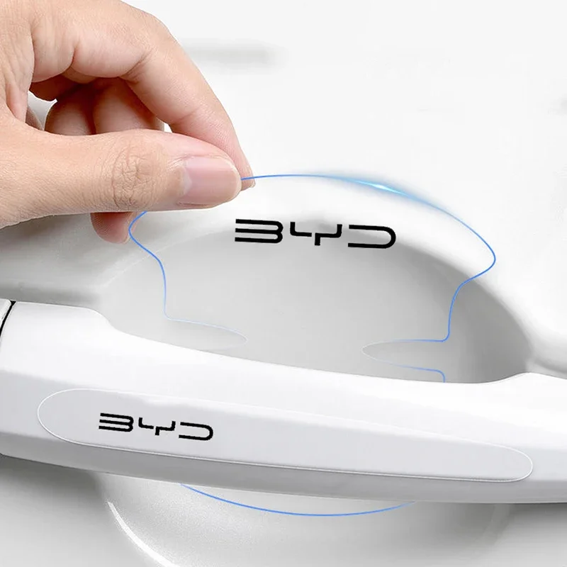 BYD Door Bowl Anti-Collision Protective Stickers (8pcs) view 2