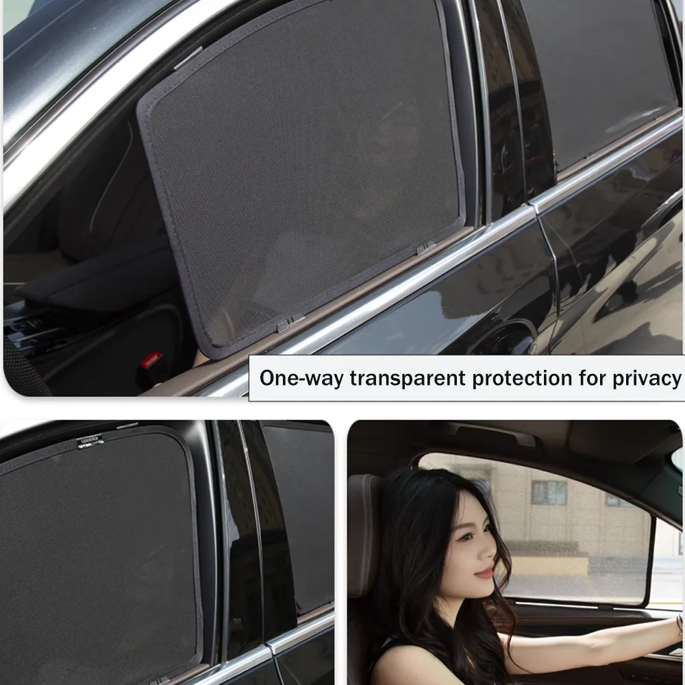 Chery Tiggo 8 Pro / Pro Max 2024-2026 Magnetic Mesh Side Window Sunshades view 5