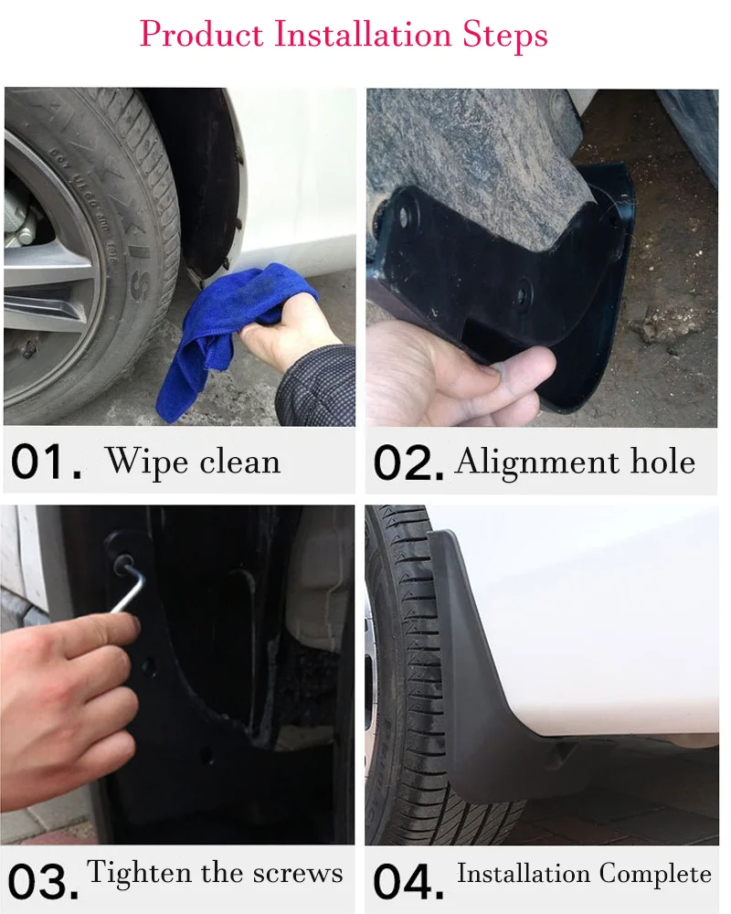 Geely EX5 / Starray EM-i 2025-2027 Mudflaps Splash Guards (4pcs) view 5