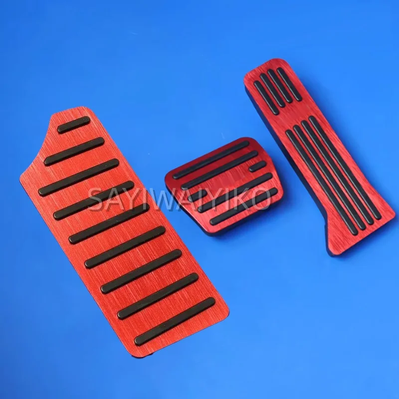 Chery Tiggo 7 Plus / Tiggo 8 Aluminium Alloy Pedal Cover Set (Accelerator, Brake & Footrest) view 5