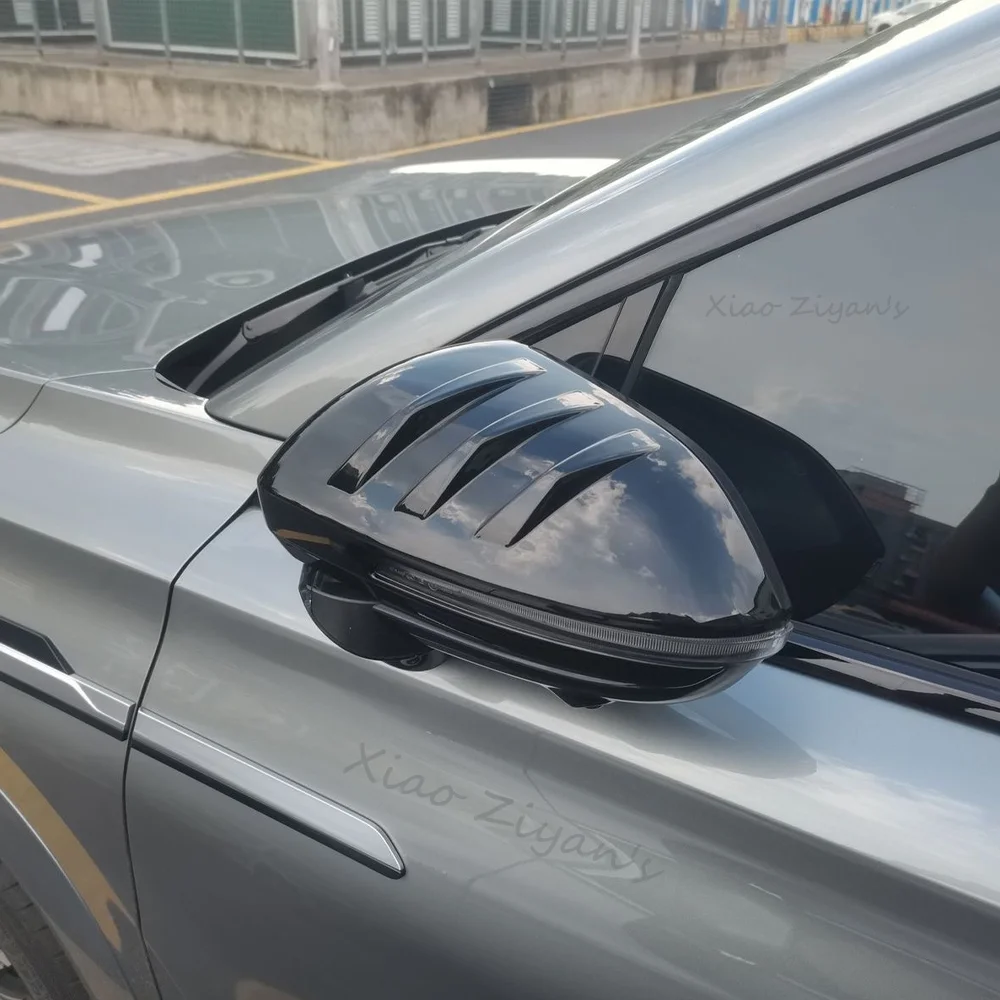 Omoda C9 / Omoda 9 / Exeed RX 2024-2026 Carbon Fibre Style Mirror Covers view 5