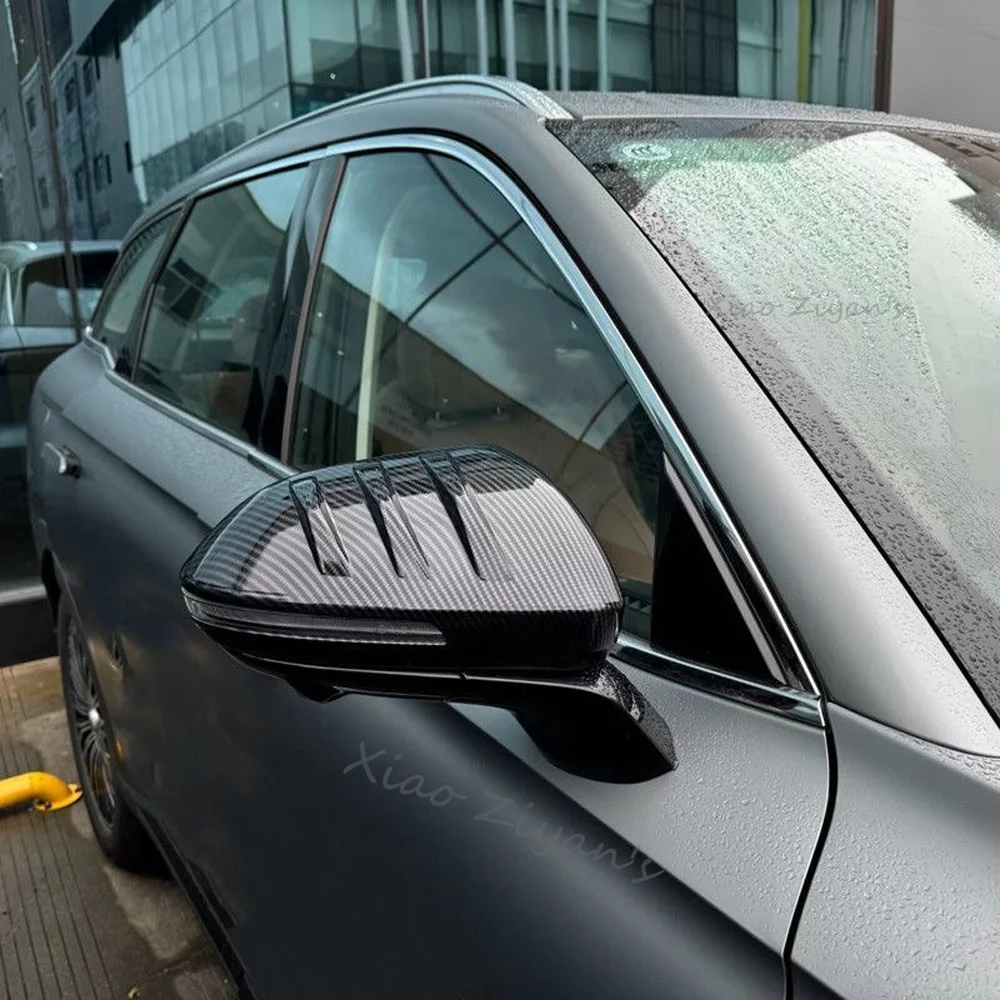 Omoda C9 / Omoda 9 / Exeed RX 2024-2026 Carbon Fibre Style Mirror Covers view 2
