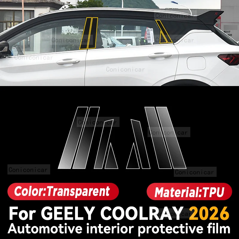 Geely Coolray 2026 Dashboard & Screen TPU Protective Film view 3