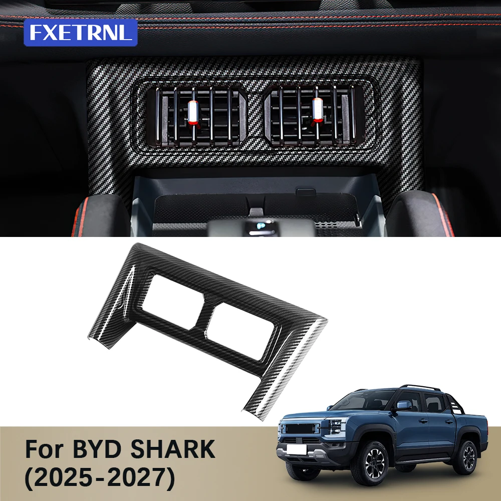 BYD Shark 2025-2027 Centre Console Air Vent Cover (Carbon Fibre Style) view 6