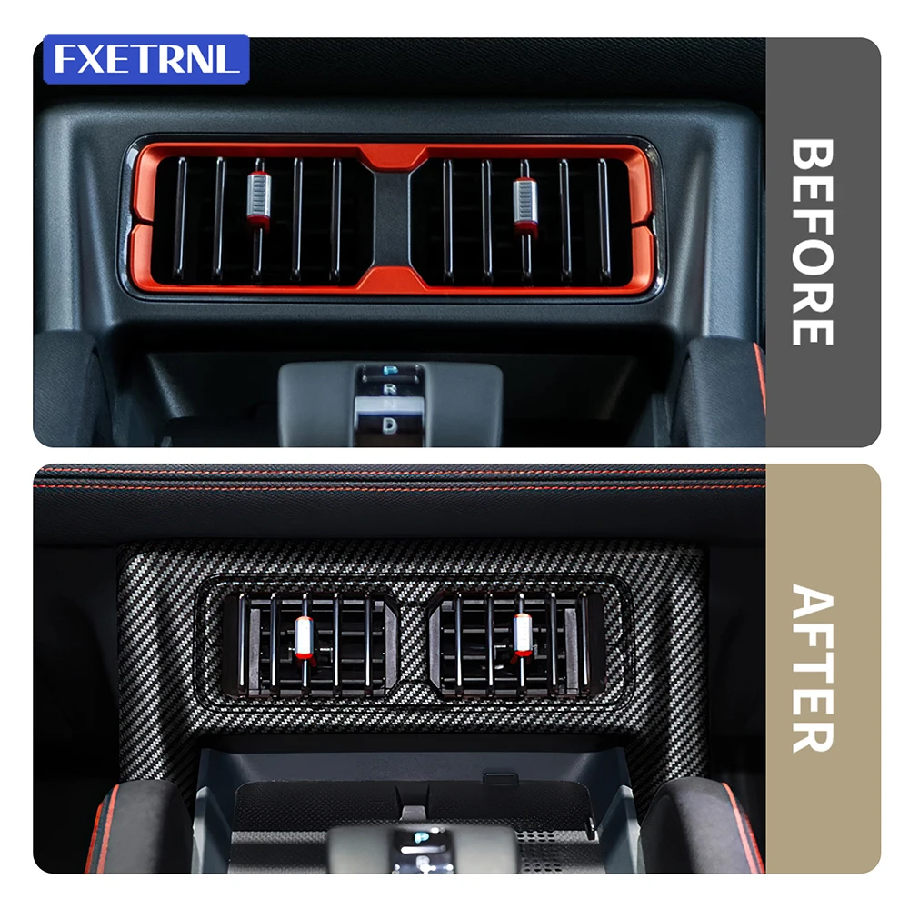 BYD Shark 2025-2027 Centre Console Air Vent Cover (Carbon Fibre Style) view 4