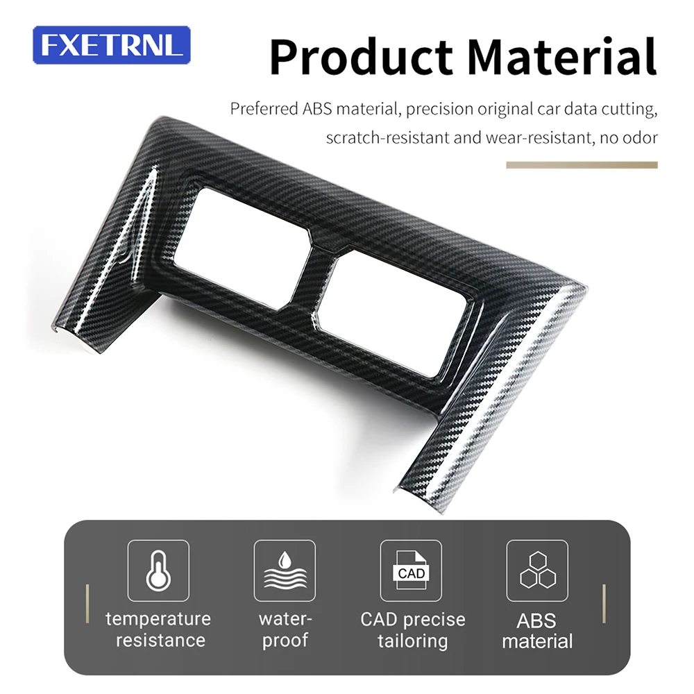 BYD Shark 2025-2027 Centre Console Air Vent Cover (Carbon Fibre Style) view 5