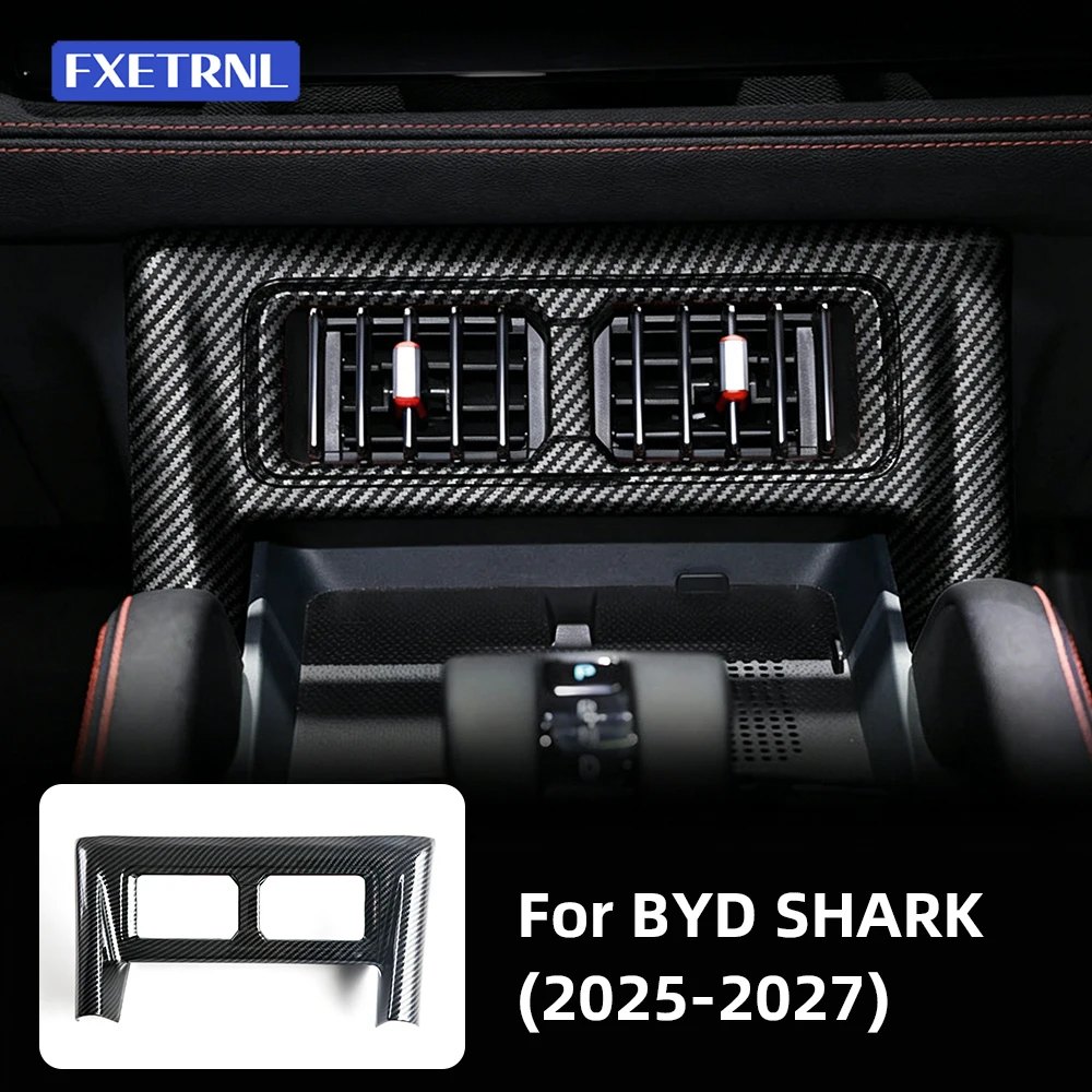 BYD Shark 2025-2027 Centre Console Air Vent Cover (Carbon Fibre Style) view 3