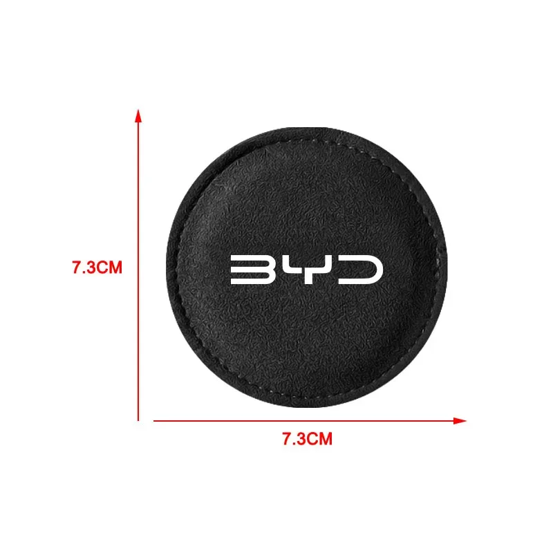 BYD Song Plus Leather Cup Holder Coaster Mats view 4