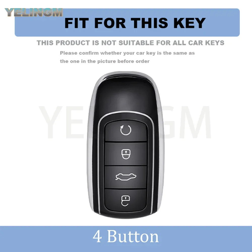 Chery Tiggo 4 Soft-Touch Key Fob Cover view 3