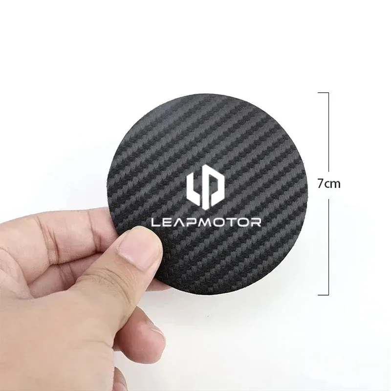Leapmotor C16 Carbon-Effect Cup Holder Coaster Mats view 3
