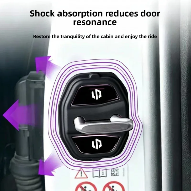 Leapmotor C16 Silicone Door Lock Buckle Protectors view 4