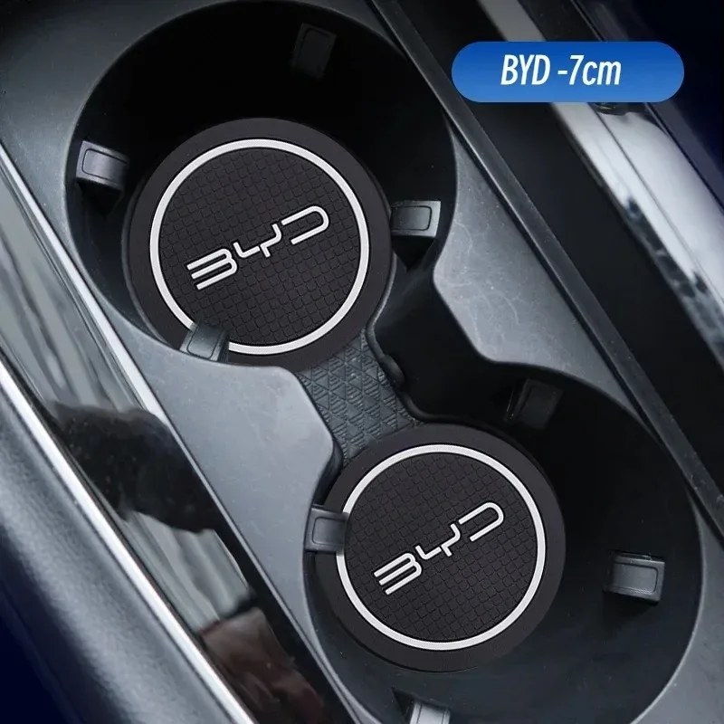 BYD Seal U Leather Cup Holder Coaster Mats view 2