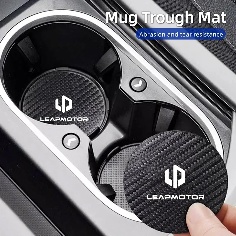 Leapmotor C11 Cup Holder Coaster Mats view 2