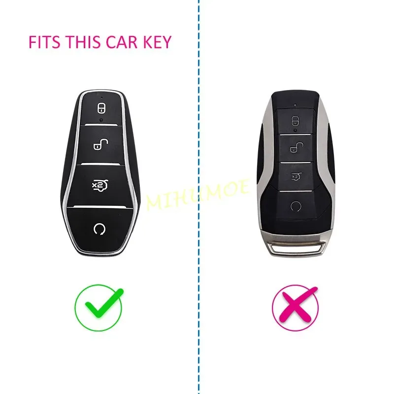 BYD Seal U Soft-Touch Key Fob Cover view 3