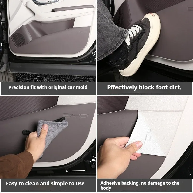 BYD Song Plus Leather Rear Seat Anti-Kick Protection Pads view 4