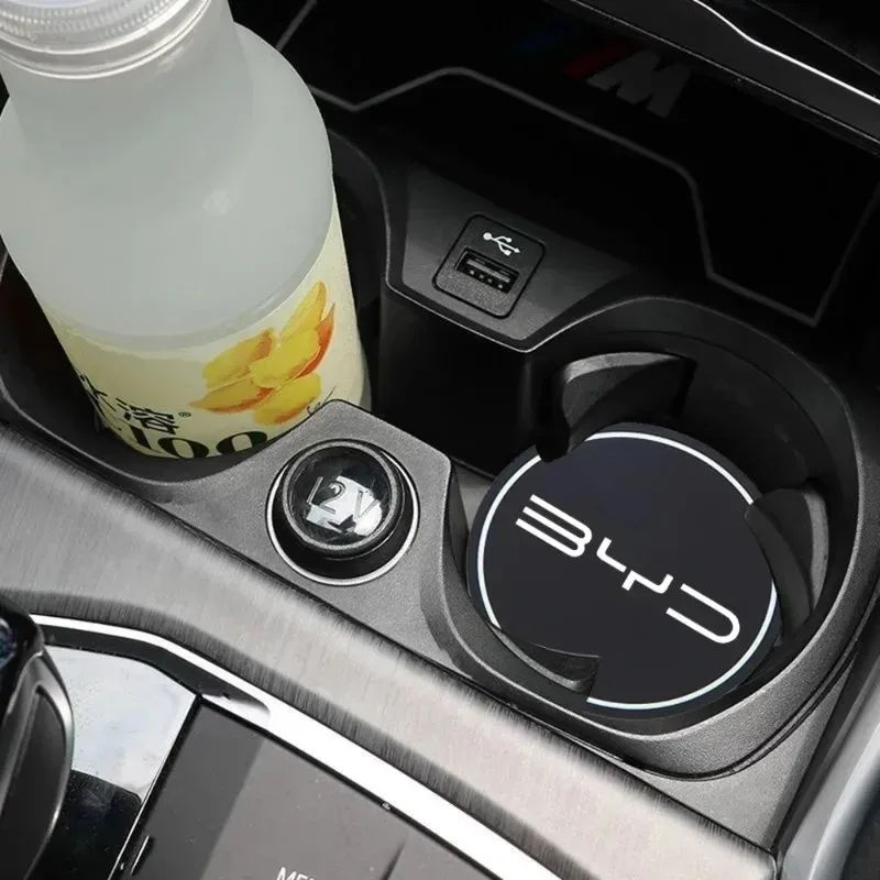BYD Seal U Leather Cup Holder Coaster Mats view 5