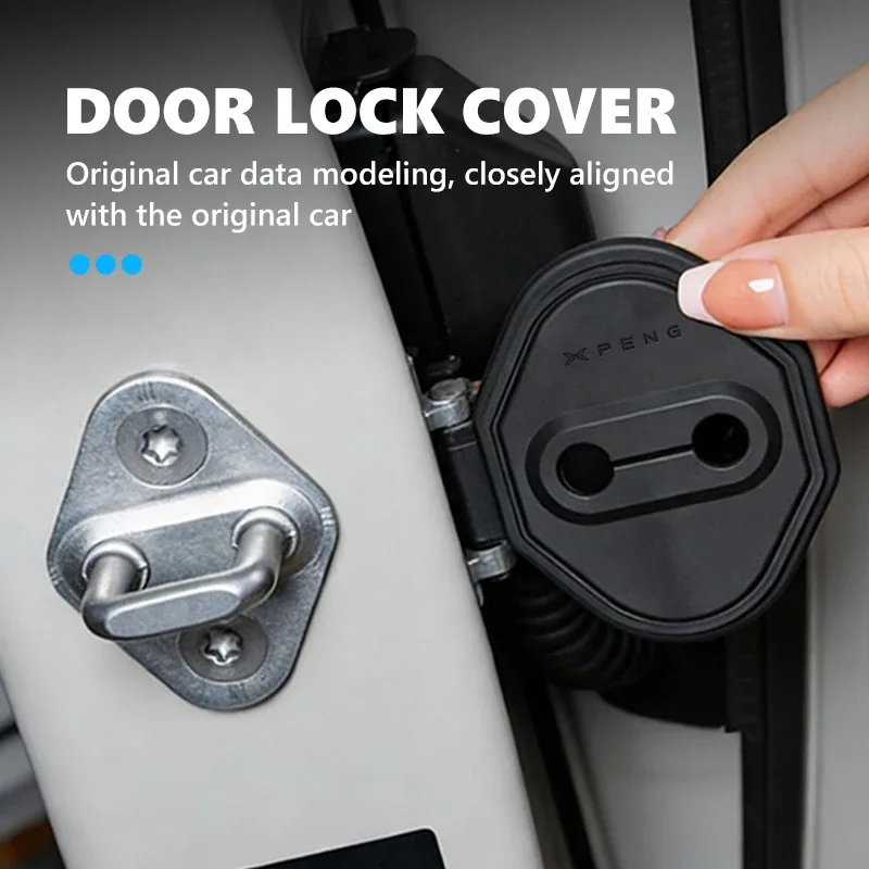 Xpeng P7 Silicone Door Lock Buckle Protectors view 5