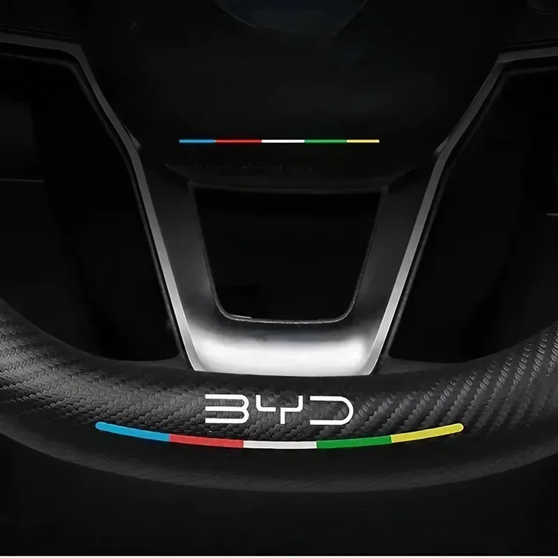 BYD Atto 3 D-Shape Sport Leather Steering Wheel Cover view 5