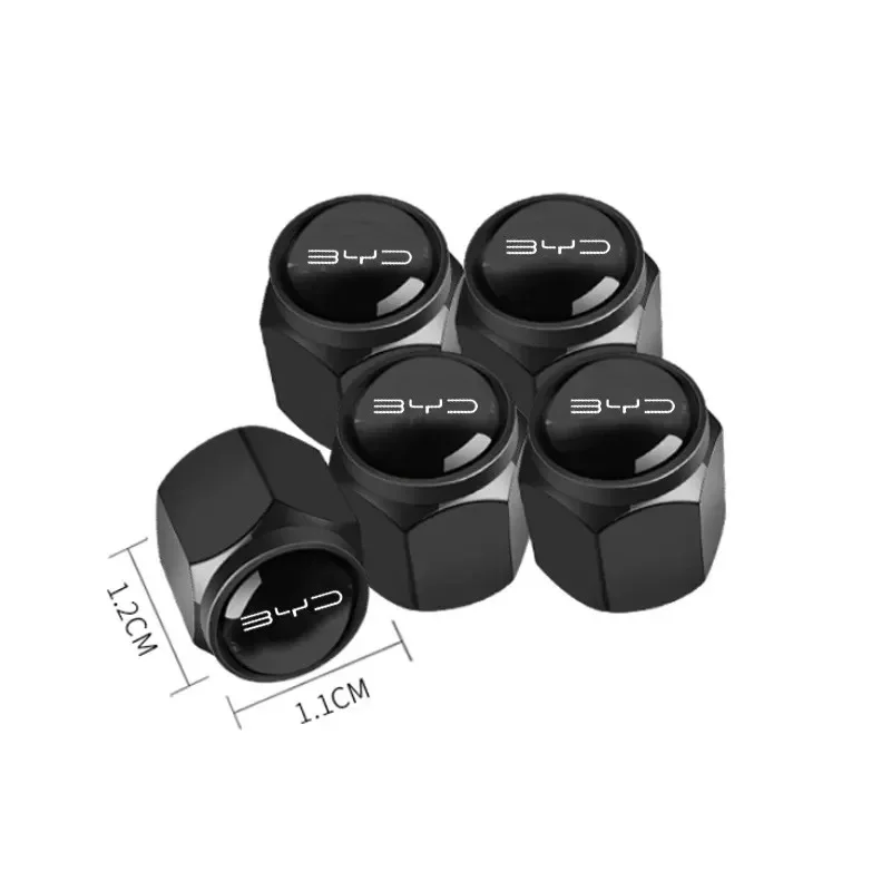 BYD Atto 3 / Dolphin / Seal / Song Plus Alloy Valve Stem Caps view 3