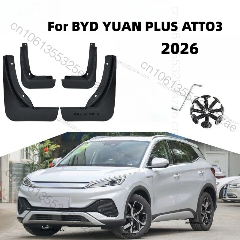BYD Atto 3 Mud Flaps / Splash Guards (Set of 4)