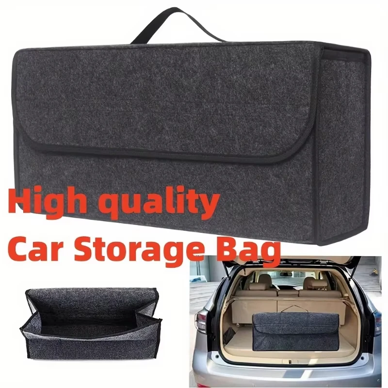 Foldable Felt Boot Organiser for BYD view 4