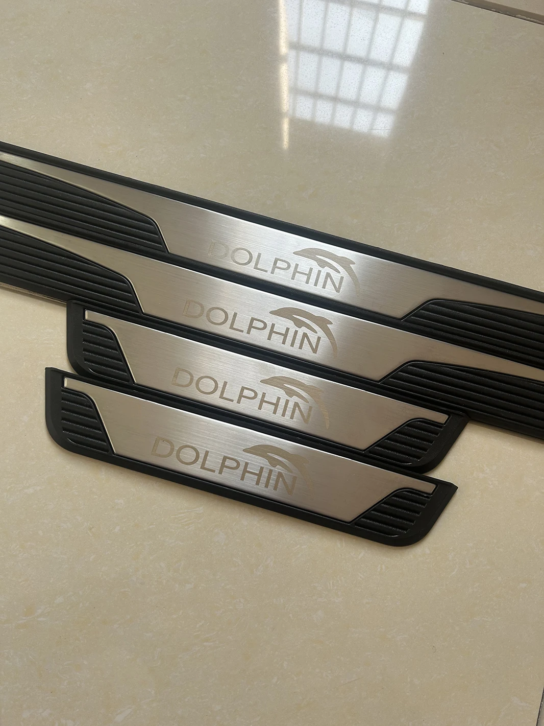 BYD Dolphin / Dolphin Surf Stainless Steel Door Sill Scuff Plates view 3