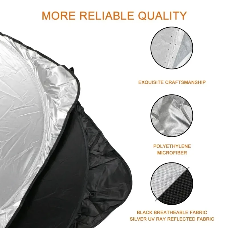 Folding Windscreen Sun Shade for BYD Dolphin view 2