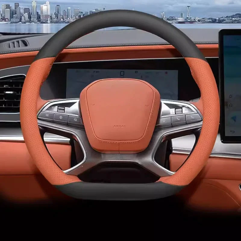 BYD Sealion 7 Leather Steering Wheel Cover view 4