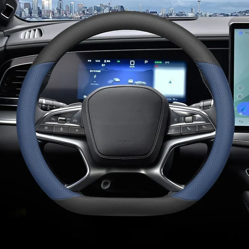 BYD Sealion 7 Leather Steering Wheel Cover view 3