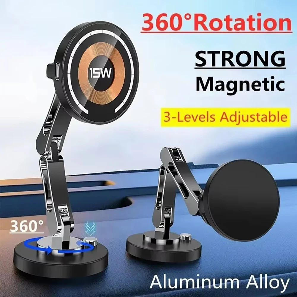 Magnetic Wireless Charging Phone Mount for BYD Sealion 7 view 5